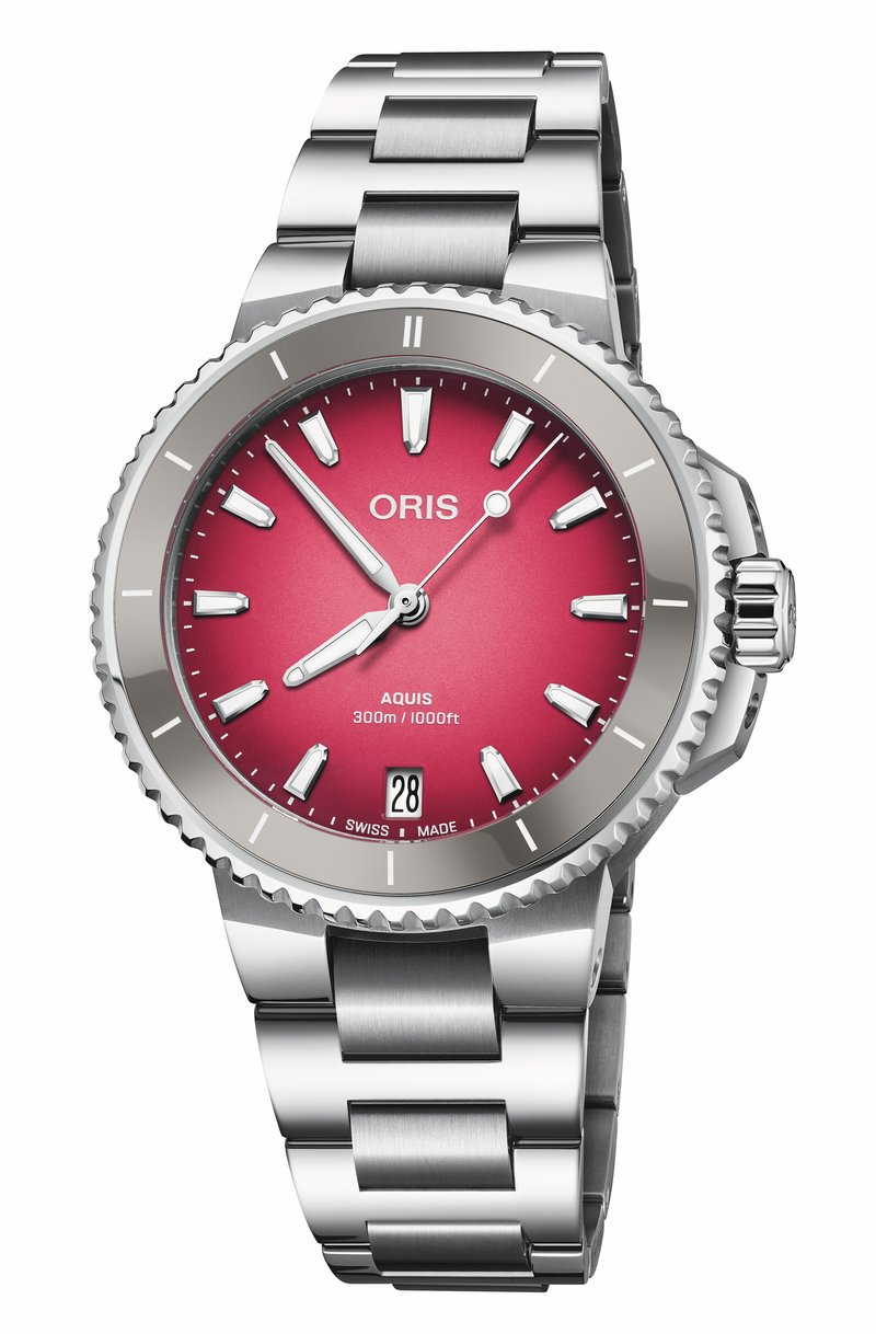 Oris Aquis Date Taste of Summer 01 733 7792 4158-07 8 19 05P watch at Màti Jewelers Albuquerque