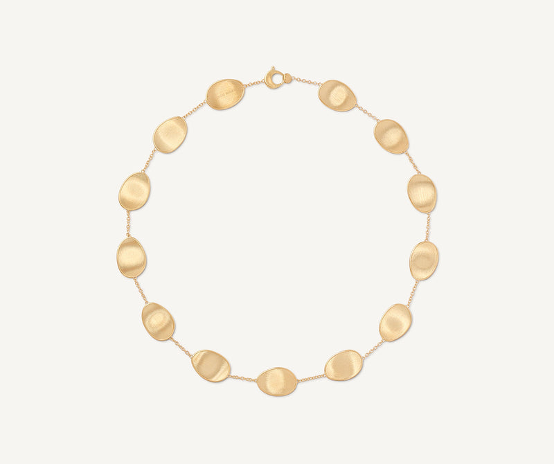 Marco Bicego 18K Yellow Gold Petal Necklace, 17" at Màti Jewelers Albuquerque