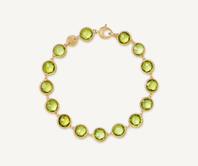 Marco Bicego 18K Yellow Gold Peridot Bracelet, 7" at Màti Jewelers Albuquerque