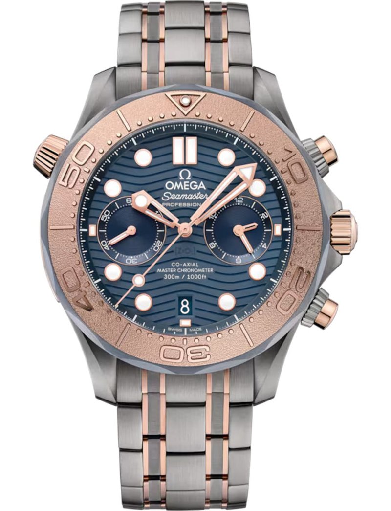 Omega Diver 300M Co-Axial Master Chronometer Chronograph 210.60.44.51.03.001 watch at Màti Jewelers Albuquerque