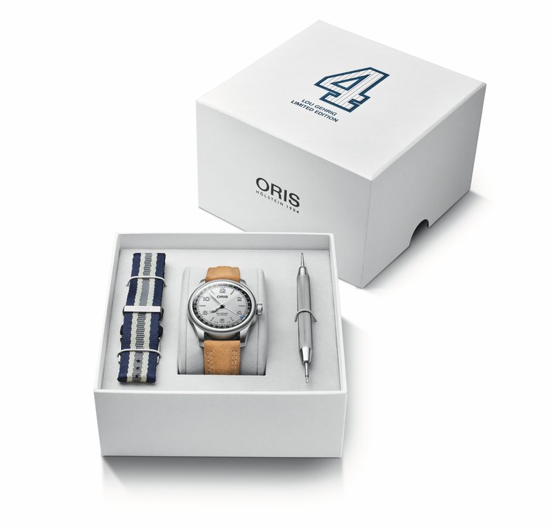 Oris Lou Gehrig Limited Edition 01 754 7785 4091-Set watch at Màti Jewelers Albuquerque