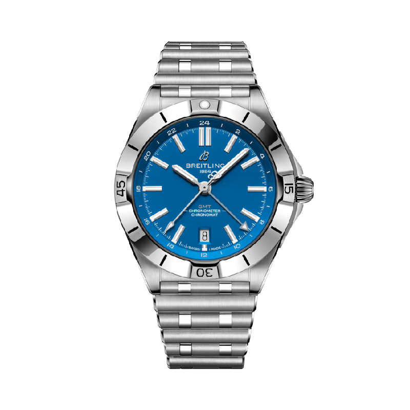 Chronomat Automatic GMT 40 NFL Detroit Lions Edition at Màti Jewelers Albuquerque