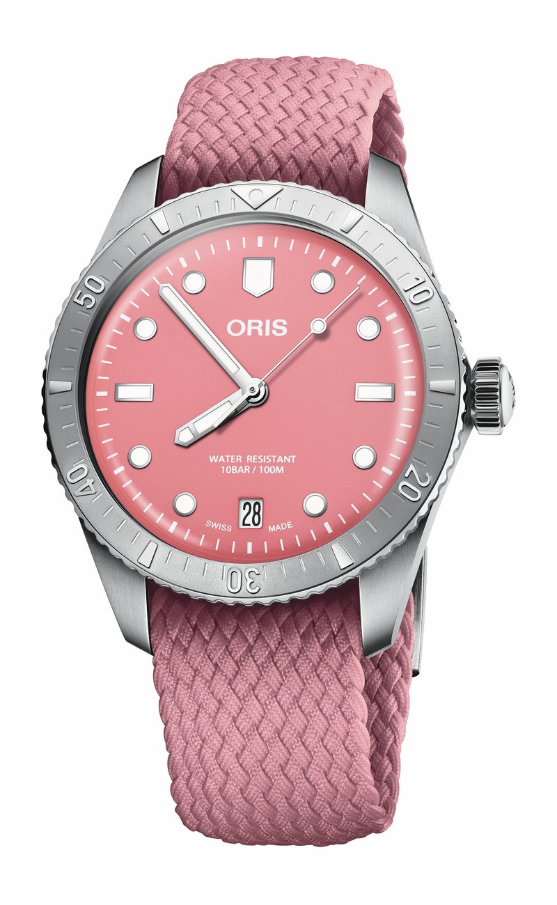 Oris Divers Sixty-Five Cotton Candy 01 733 7771 4058-07 3 19 04S watch at Màti Jewelers Albuquerque