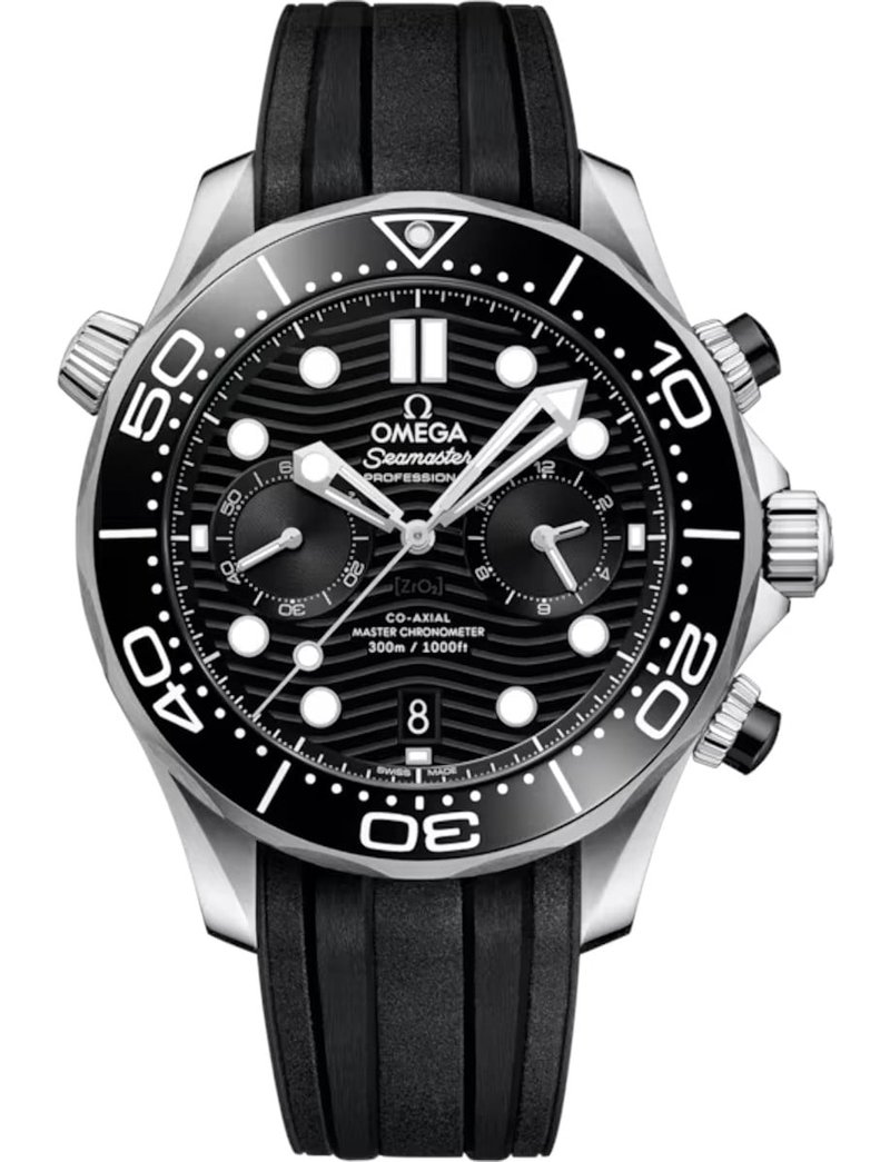 Omega Diver 300M Co-Axial Master Chronometer Chronograph 210.32.44.51.01.001 watch at Màti Jewelers Albuquerque