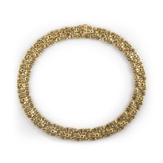 Alex Sepkus N-19 — 18k gold and diamond "Little Windows" necklace
