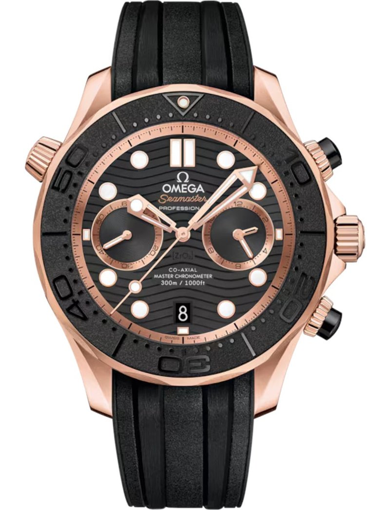 Omega Diver 300M Co-Axial Master Chronometer Chronograph 210.62.44.51.01.001 watch at Màti Jewelers Albuquerque