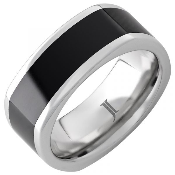 Jewelry Innovations Cubist – Serinium® and Black Diamond Ceramic™ Ring at Màti Jewelers Albuquerque