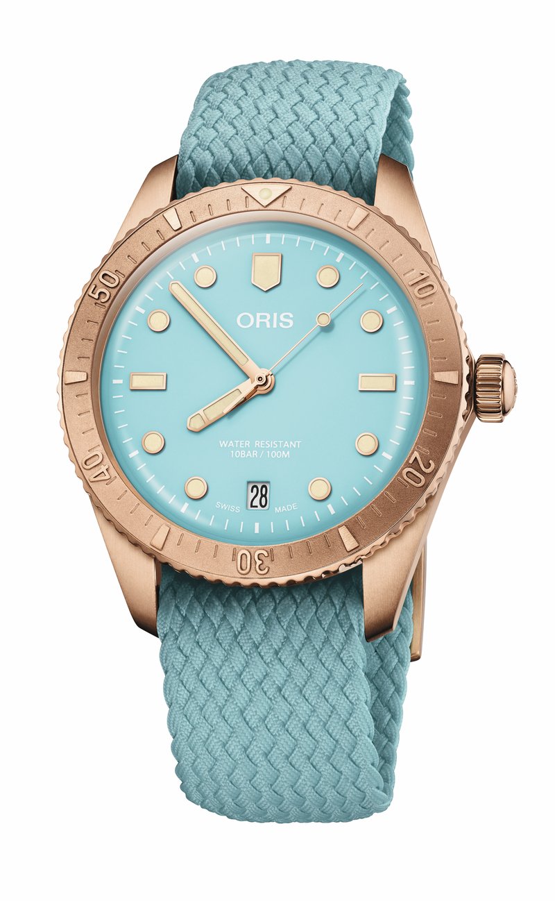 Oris Divers Sixty-Five Cotton Candy 01 733 7771 3155-07 3 19 02BRS watch at Màti Jewelers Albuquerque