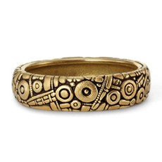 Alex Sepkus R-7MA — 18k gold band (6mm wide) sizes 7 3/4-9 1/2