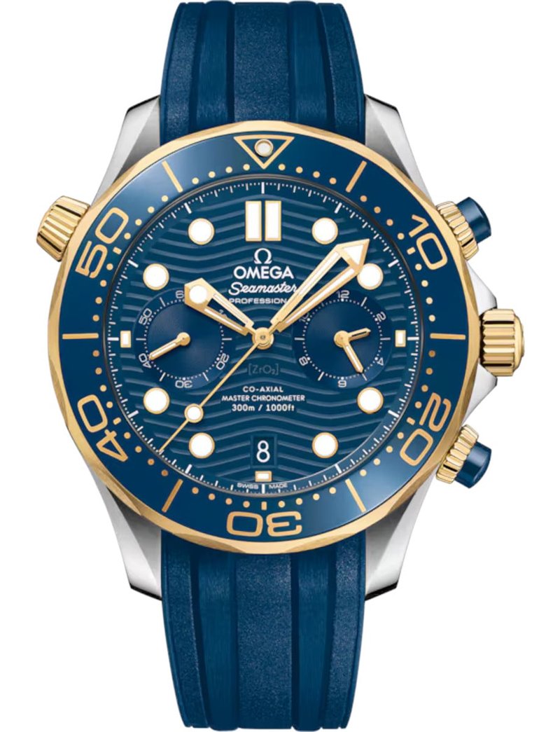 Omega Diver 300M Co-Axial Master Chronometer Chronograph 210.22.44.51.03.001 watch at Màti Jewelers Albuquerque