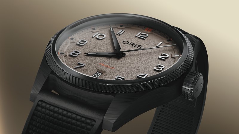 Oris ProPilot Desert Edition 01 733 7802 8766-07 4 20 30GLC watch at Màti Jewelers Albuquerque