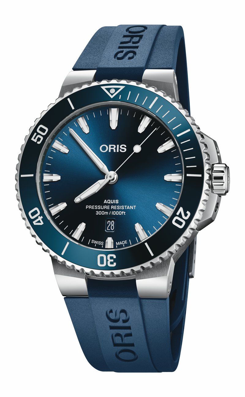 Oris Aquis Date 01 733 7789 4135-07 4 23 35FC watch at Màti Jewelers Albuquerque
