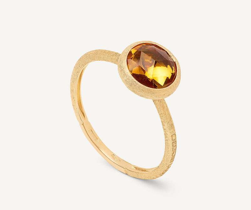 Marco Bicego 18K Yellow Gold Citrine Stackable Ring at Màti Jewelers Albuquerque