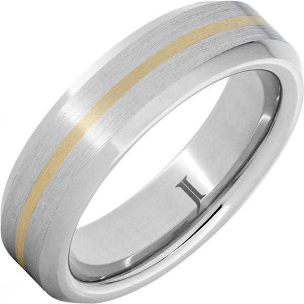 Jewelry Innovations Serinium® Ring with 14K Gold Inlay at Màti Jewelers Albuquerque