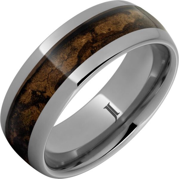 Jewelry Innovations Churchill – Rugged Tungsten™ Maduro Cigar Inlay Ring at Màti Jewelers Albuquerque