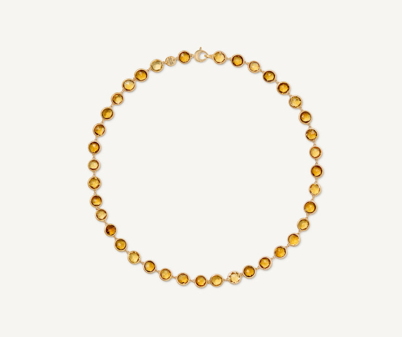 Marco Bicego 18K Yellow Gold Citrine Necklace, 16.5" at Màti Jewelers Albuquerque