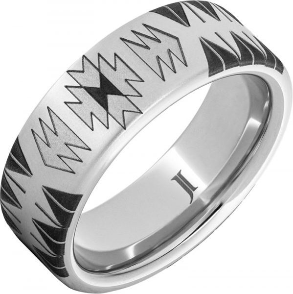 Navajo Blanket Pattern Serinium® Ring, style RMSA007079