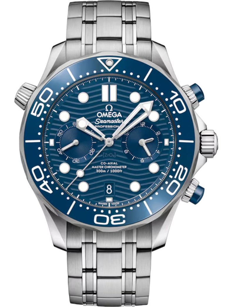 Omega Diver 300M Co-Axial Master Chronometer Chronograph 210.30.44.51.03.001 watch at Màti Jewelers Albuquerque