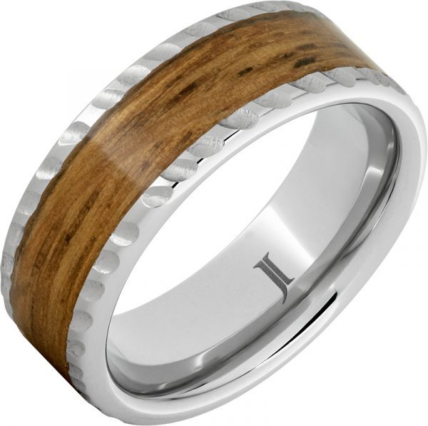 Jewelry Innovations Barrel Aged™ Serinium® Ring with Single Malt Scotch Wood Inlay at Màti Jewelers Albuquerque