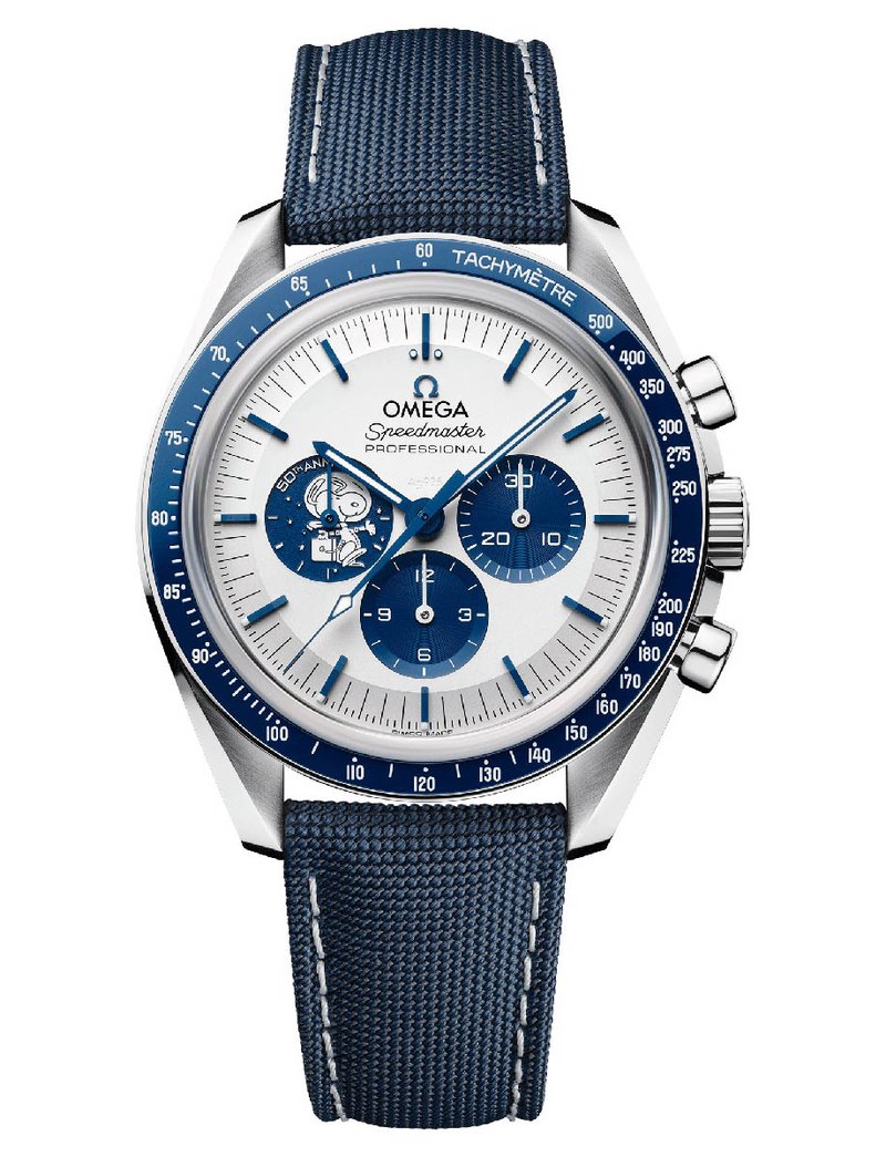 Omega Moonwatch 50th Anniversary - Silver Snoopy Award 310.32.42.50.02.001 watch at Màti Jewelers Albuquerque