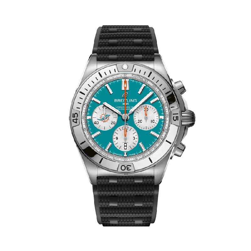 Chronomat B01 42 NFL Miami Dolphins Edition at Màti Jewelers Albuquerque