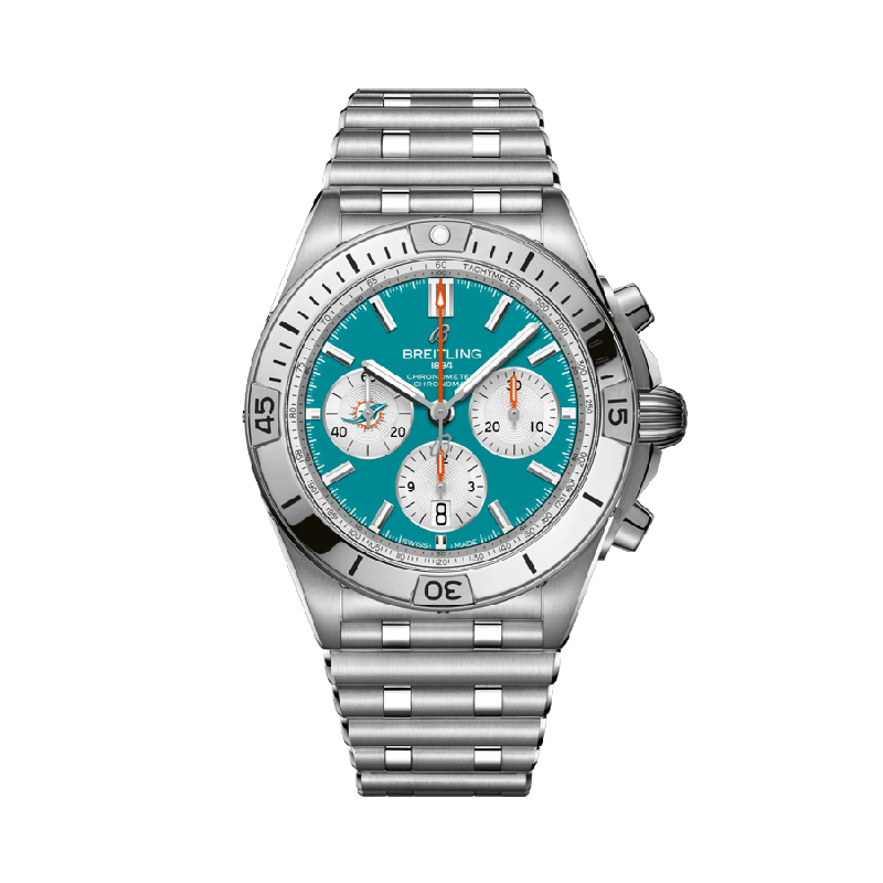 Chronomat B01 42 NFL Miami Dolphins Edition at Màti Jewelers Albuquerque