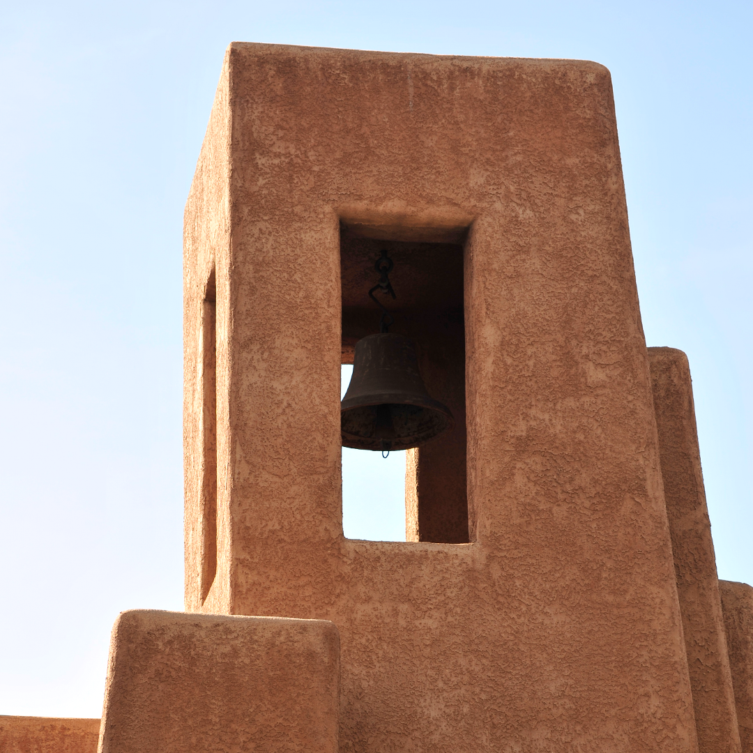 The adobe bell tower that gave Kabana its name
