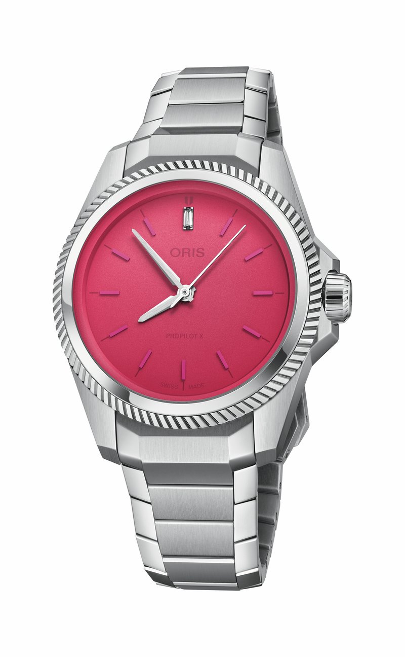 Oris ProPilot X Miss Piggy Edition 01 531 7796 4158-07 8 17 05LC watch at Màti Jewelers Albuquerque