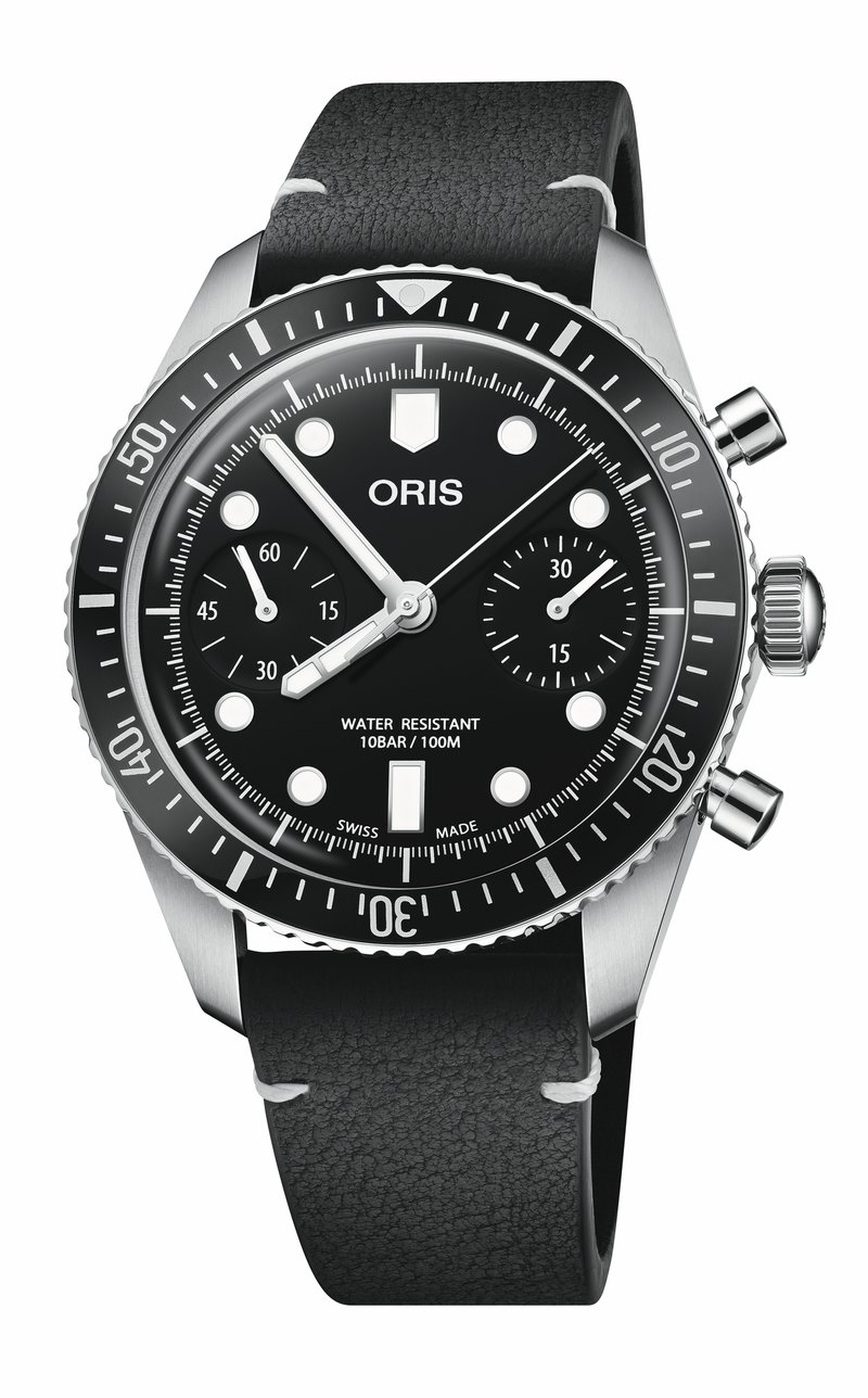 Oris Divers Sixty-Five Chronograph 01 771 7791 4054-07 6 20 01 watch at Màti Jewelers Albuquerque