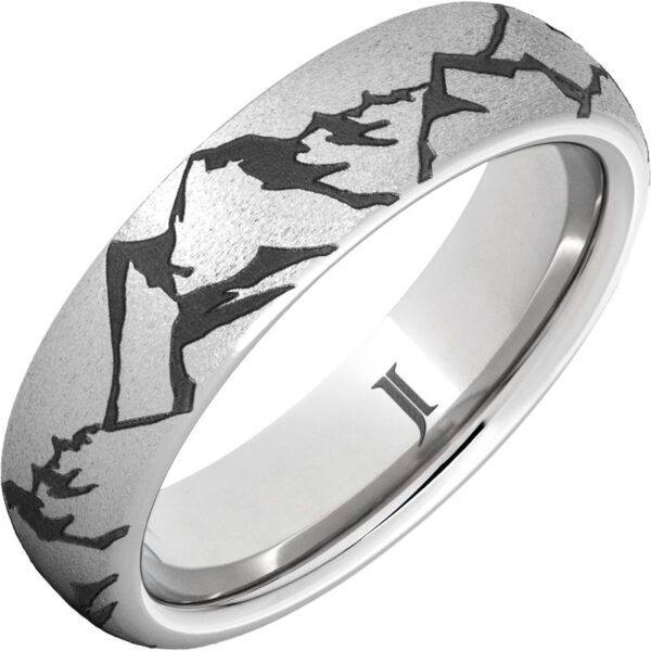 Jewelry Innovations Serinium® High Country Ring With Stone Finish at Màti Jewelers Albuquerque