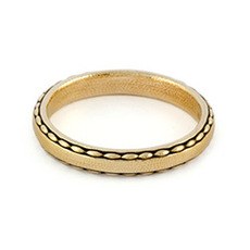 Alex Sepkus R-59 — 18k gold "Double Dash" band (3mm wide)