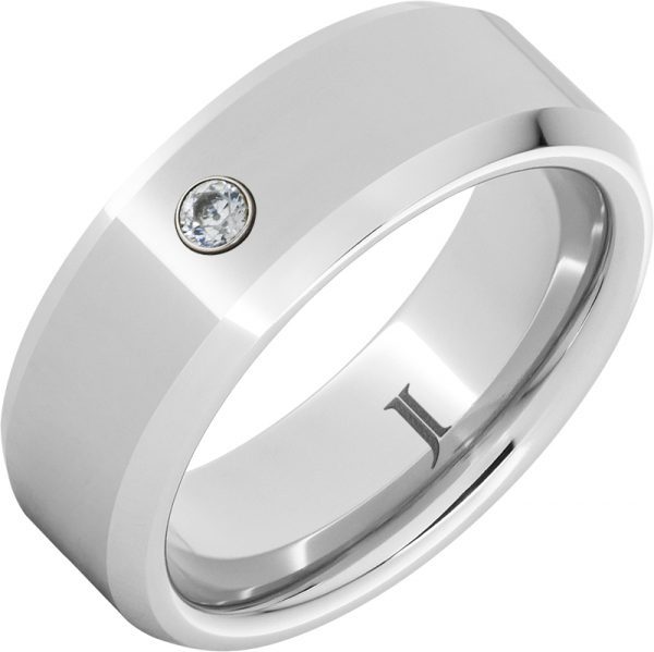 Jewelry Innovations Serinium® Bevel Ring with Diamond at Màti Jewelers Albuquerque