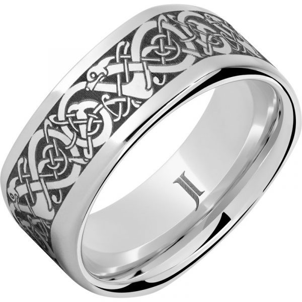 Jewelry Innovations The Viking – Serinium® Square Engraved Ring at Màti Jewelers Albuquerque