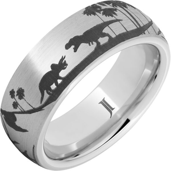 Jewelry Innovations Serinium® Ring with Dinosaur Scene at Màti Jewelers Albuquerque