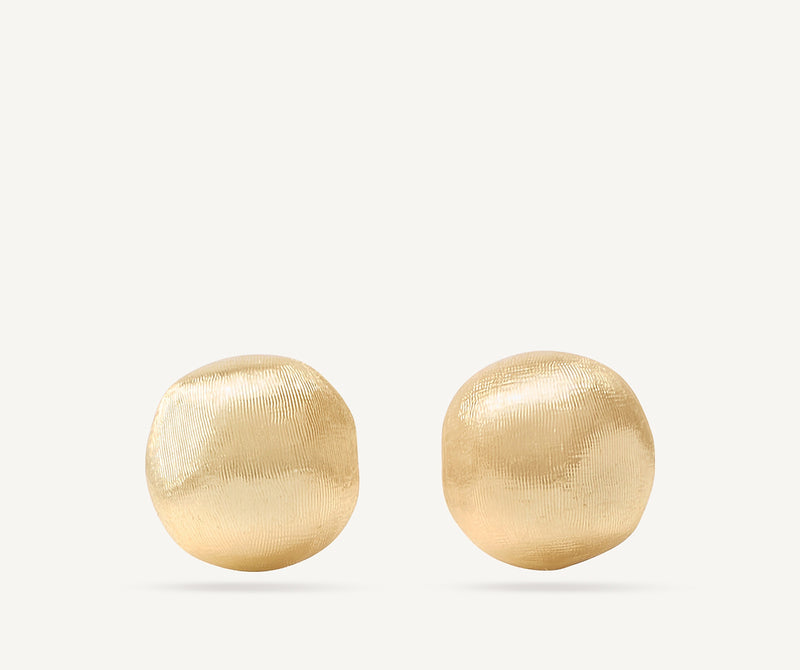 Marco Bicego 18K Yellow Gold Round Stud Earrings, 0.4" at Màti Jewelers Albuquerque