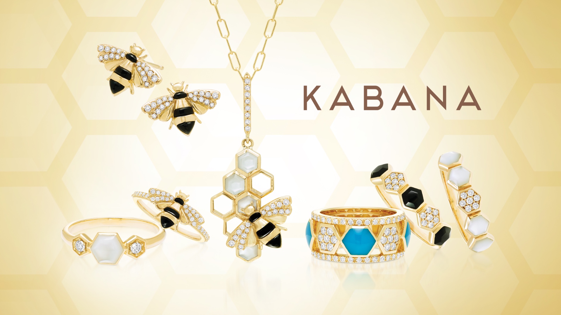 Kabana Eden collection jewelry and Kabana logo