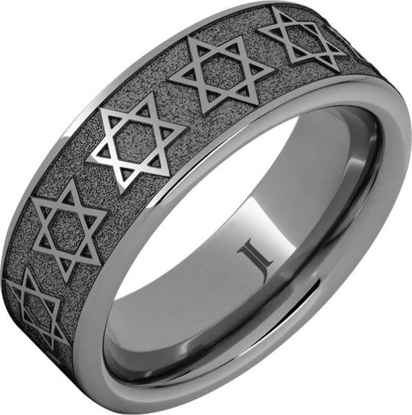 Jewelry Innovations Rugged Tungsten™ Star of David Ring at Màti Jewelers Albuquerque
