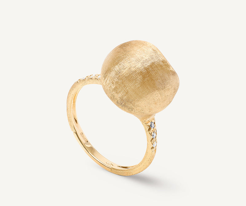 Marco Bicego 18K Yellow Gold Ring with Diamonds at Màti Jewelers Albuquerque