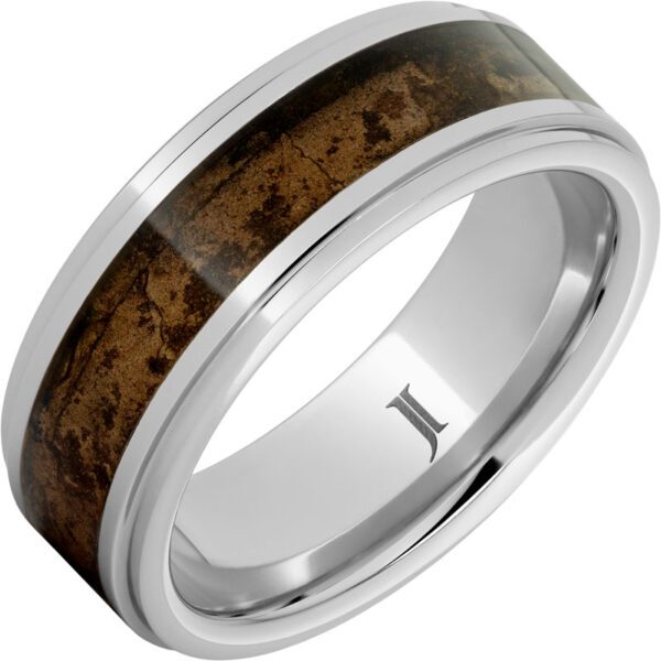 Jewelry Innovations Lonsdale – Serinium® Maduro Cigar Wrapper Inlay Ring at Màti Jewelers Albuquerque
