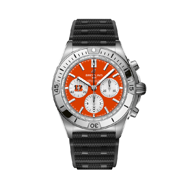 Chronomat B01 42 NFL Cincinnati Bengals Edition at Màti Jewelers Albuquerque