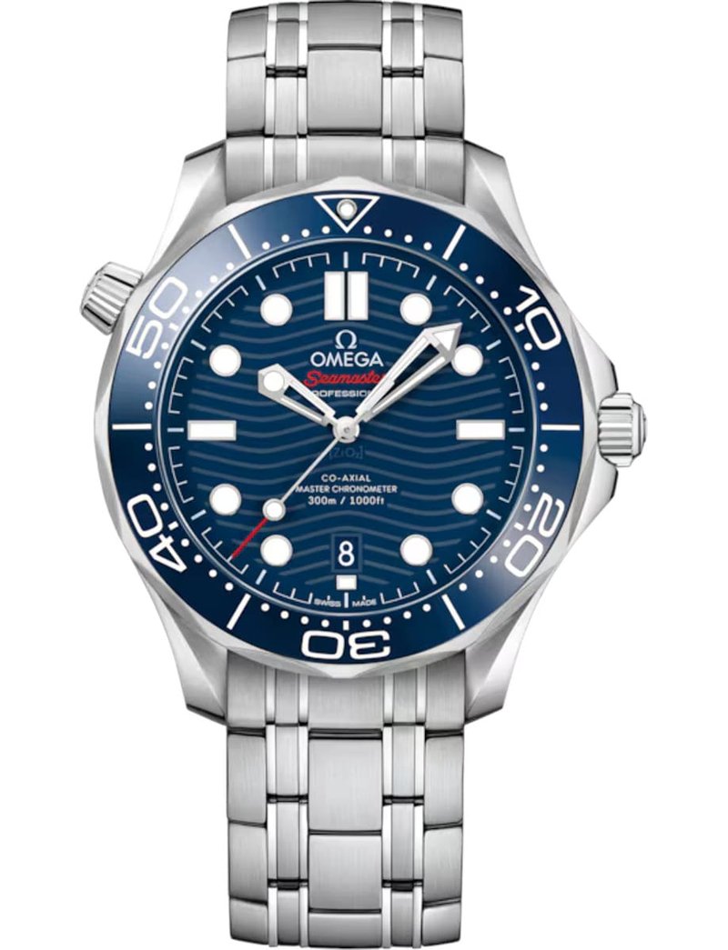Omega Diver 300M Ceramic Blue Dial - Bracelet 210.30.42.20.03.001 watch at Màti Jewelers Albuquerque