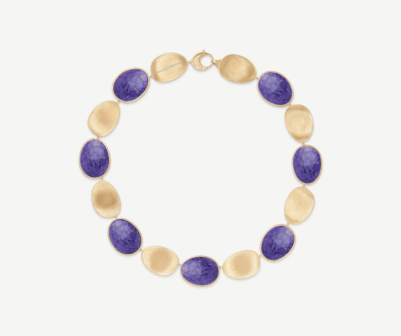 Marco Bicego 18K Yellow Gold Charoite Necklace, 17.75" at Màti Jewelers Albuquerque