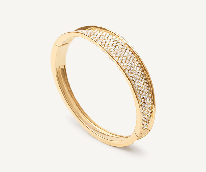 Marco Bicego 18K Yellow Gold Diamond Cuff at Màti Jewelers Albuquerque