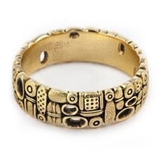 Alex Sepkus R-78MA — 18k gold "Favorite Things" band (6.7mm wide) sizes 9-12