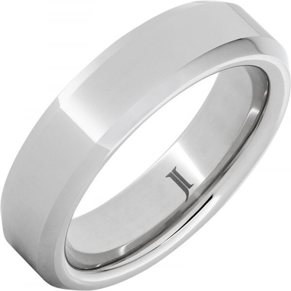 Jewelry Innovations Miravir – Serinium® 6mm Beveled Polished Ring at Màti Jewelers Albuquerque