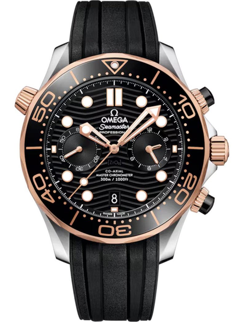 Omega Diver 300M Co-Axial Master Chronometer Chronograph 210.22.44.51.01.001 watch at Màti Jewelers Albuquerque