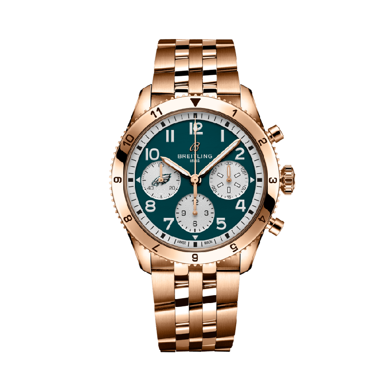 Classic AVI Chronograph 42 Super Bowl LIX Philadelphia Eagles Limited Edition at Màti Jewelers Albuquerque