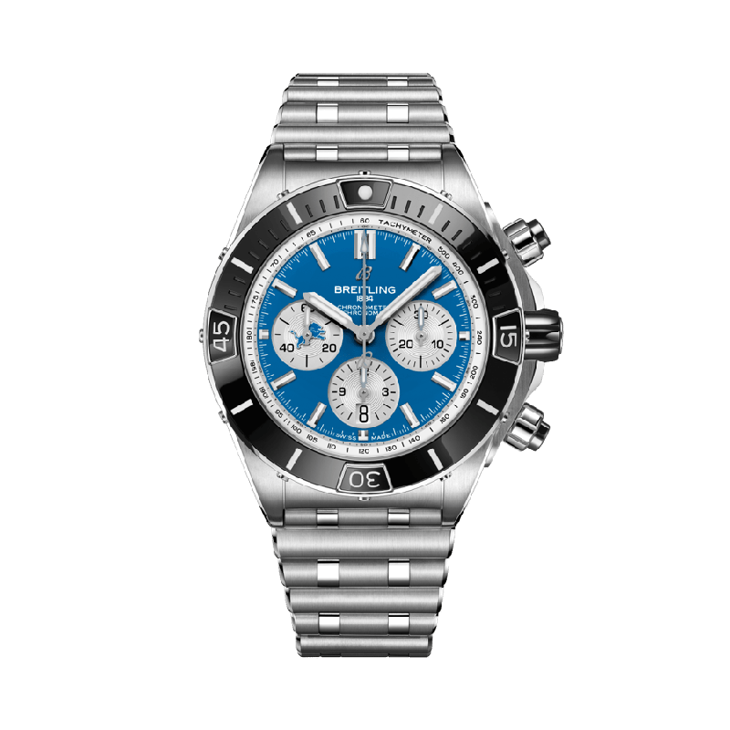 Super Chronomat B01 Chronograph 44 NFL Detroit Lions Edition at Màti Jewelers Albuquerque