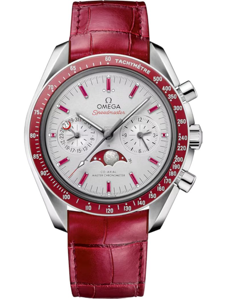 Omega Moonphase Co-Axial Master Chronometer Moonphase Chronograph 44.25 MM 304.93.44.52.99.002 watch at Màti Jewelers Albuquerque