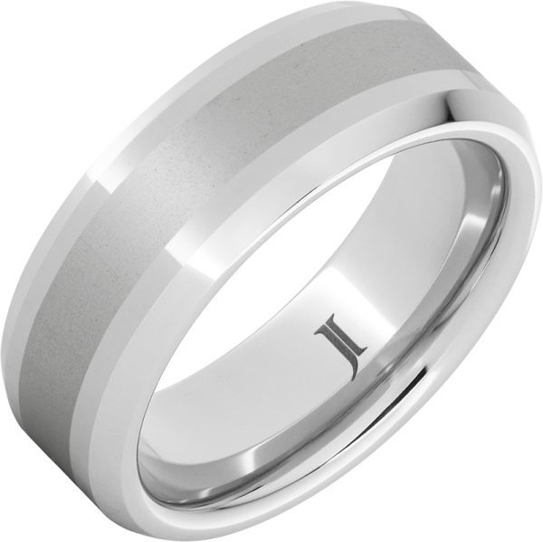 Jewelry Innovations Serinium® Ring with Satin Finish Center at Màti Jewelers Albuquerque